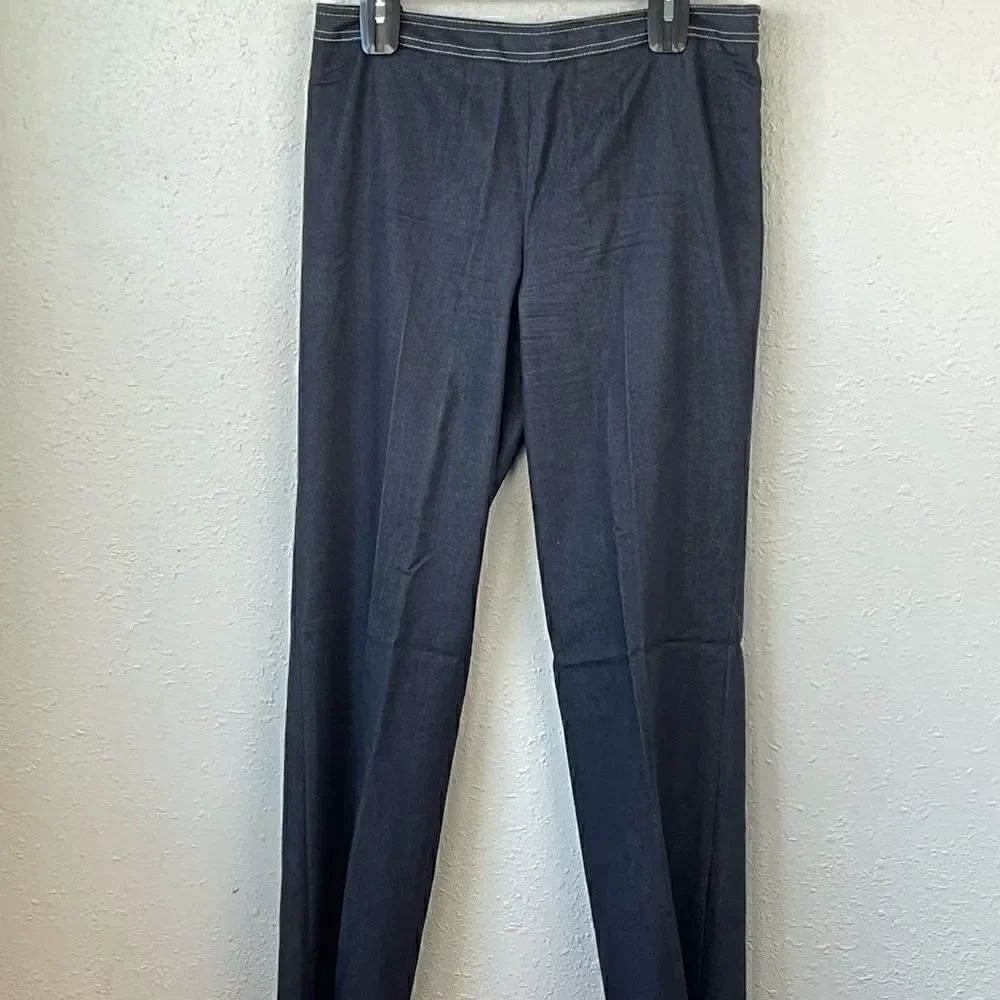 EUC Casual Corner Womens Navy Dress Pants Size 10